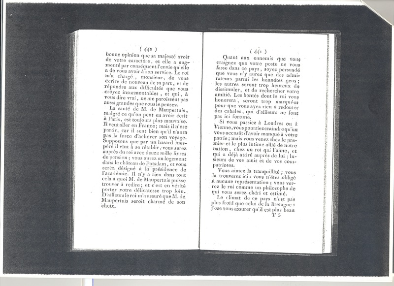 Lettre de Argens à D'Alembert, 20 octobre 1752