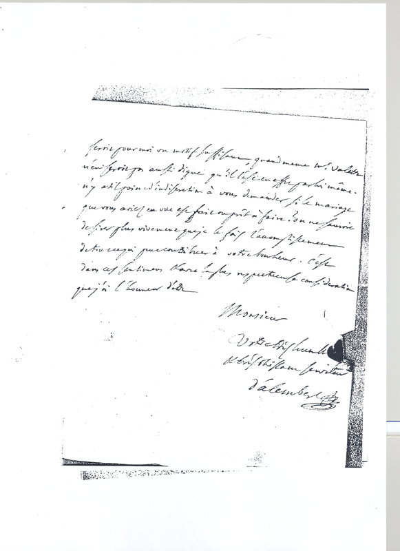 Lettre de D'Alembert à Dutens, 15 décembre 1766 Lettre de D'Alembert à Dutens, 15 décembre 1766