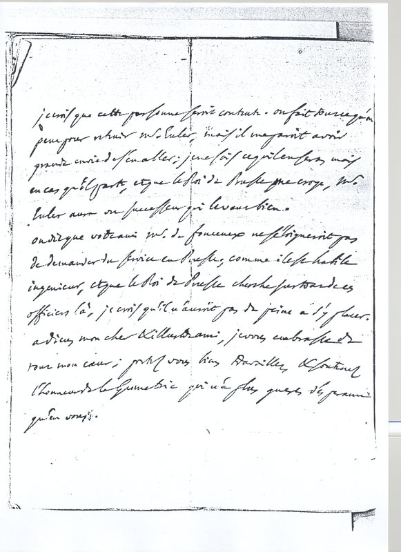 Lettre de D'Alembert à Lagrange, 19 avril 1766 Lettre de D'Alembert à Lagrange, 19 avril 1766