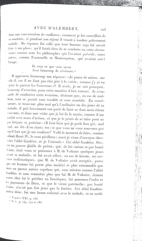 Lettre de D'Alembert à Frédéric II, 30 juin 1778 Lettre de D'Alembert à Frédéric II, 30 juin 1778