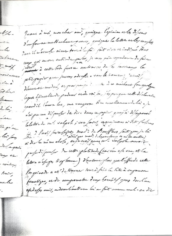 Lettre de D'Alembert à Hume David, 4 août 1766 Lettre de D'Alembert à Hume David, 4 août 1766