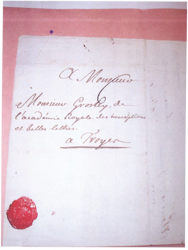 Lettre de D'Alembert à Grosley, 28 février 1767 Lettre de D'Alembert à Grosley, 28 février 1767