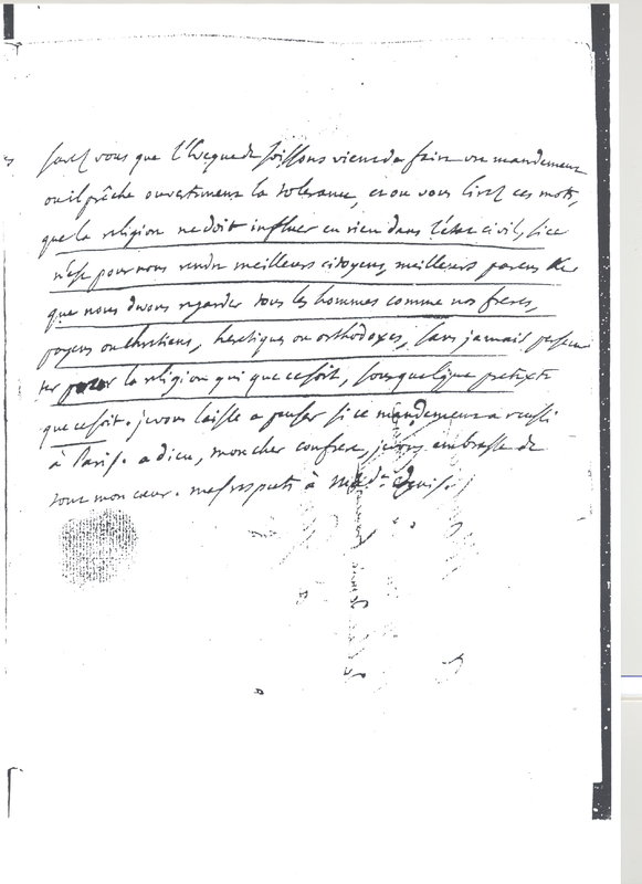 Lettre de D'Alembert à Voltaire, 26 avril 1757 Lettre de D'Alembert à Voltaire, 26 avril 1757