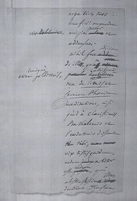 Lettre de D'Alembert à Bayer Perez, 20 février 1773 Lettre de D'Alembert à Bayer Perez, 20 février 1773