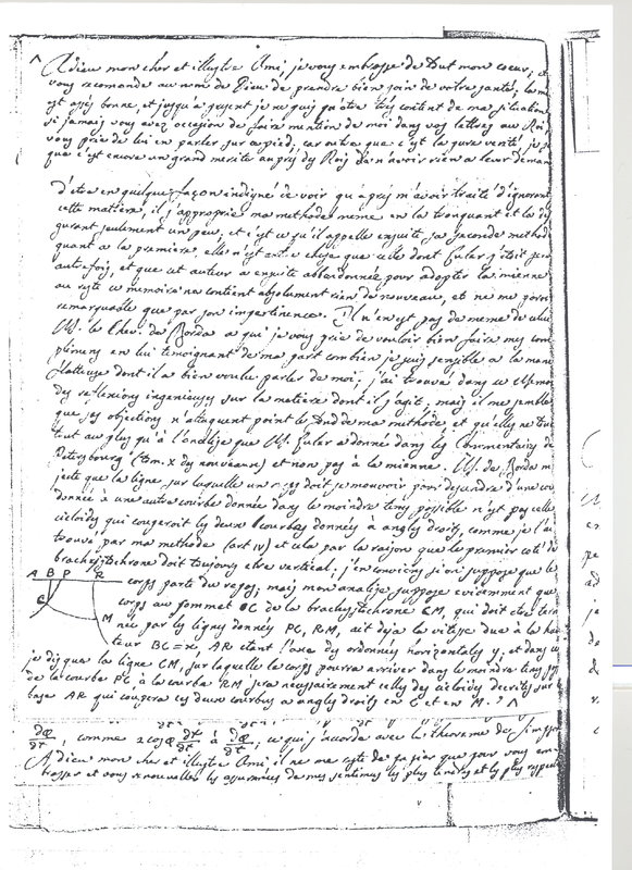 Lettre de Lagrange à D'Alembert, 2 février 1770 Lettre de Lagrange à D'Alembert, 2 février 1770