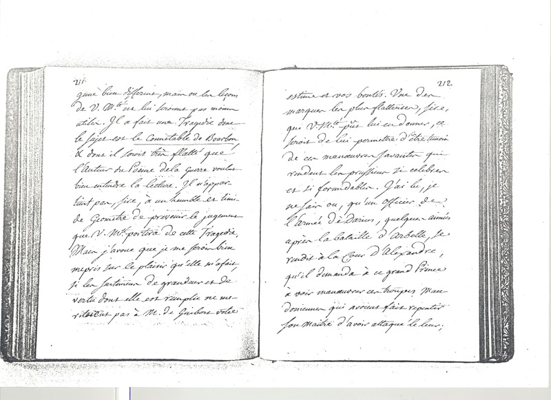 Lettre de D'Alembert à Frédéric II, 17 mai 1773 Lettre de D'Alembert à Frédéric II, 17 mai 1773