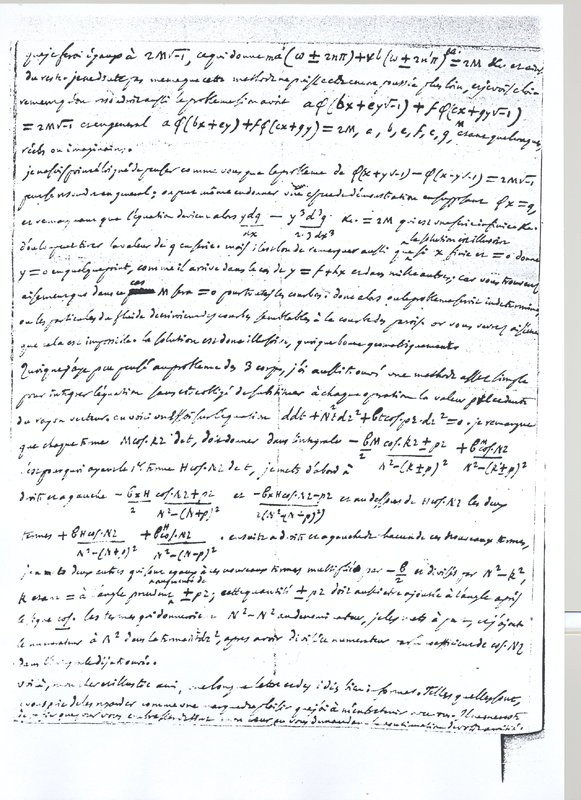 Lettre de D'Alembert à Lagrange, 12 janvier 1765 Lettre de D'Alembert à Lagrange, 12 janvier 1765