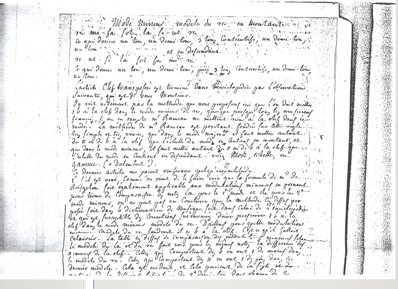 Lettre de Nau à D'Alembert, 27 avril 1770 Lettre de Nau à D'Alembert, 27 avril 1770