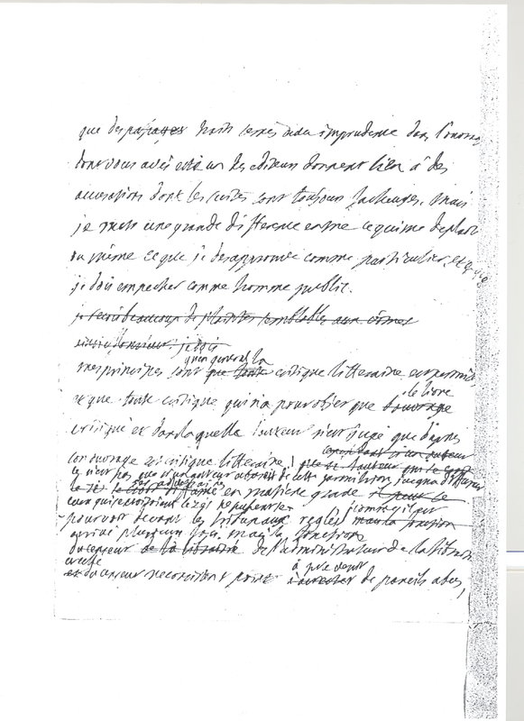 Lettre de Malesherbes à D'Alembert, 16 février 1758 Lettre de Malesherbes à D'Alembert, 16 février 1758
