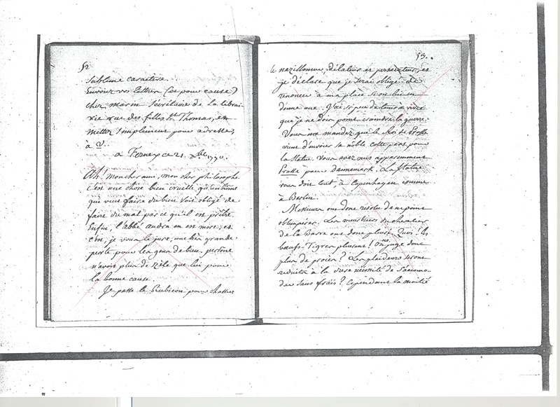 Lettre de Voltaire à D'Alembert, 21 décembre 1770 Lettre de Voltaire à D'Alembert, 21 décembre 1770