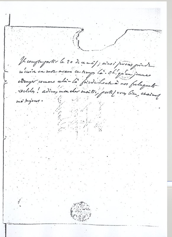 Lettre de D'Alembert à Voltaire, 5 avril 1768 Lettre de D'Alembert à Voltaire, 5 avril 1768