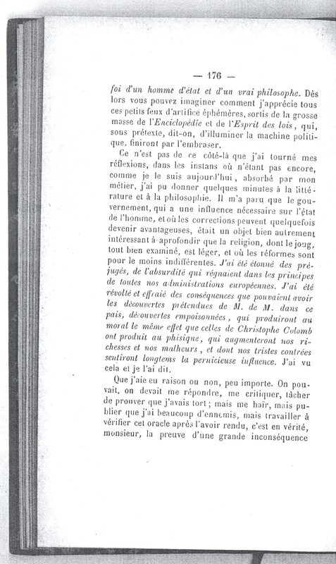 Lettre de Linguet à D'Alembert, 11 janvier 1771 Lettre de Linguet à D'Alembert, 11 janvier 1771