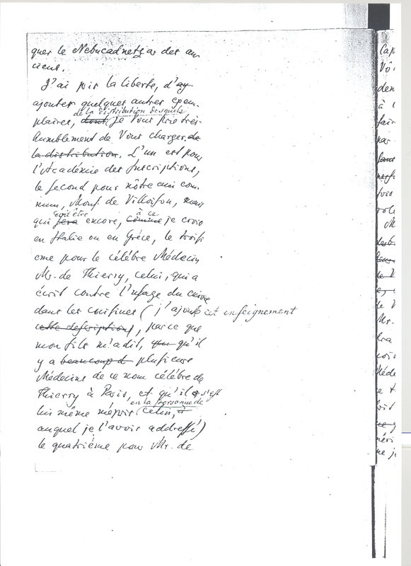 Lettre de Michaelis à D'Alembert, 17 juin 1780 Lettre de Michaelis à D'Alembert, 17 juin 1780