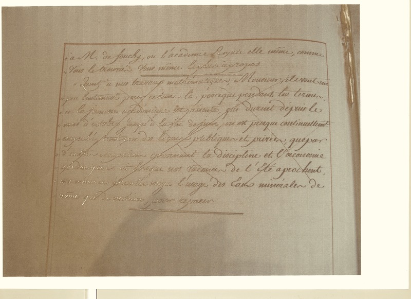 Lettre de Melanderhjelm à D'Alembert, 10 décembre 1776 Lettre de Melanderhjelm à D'Alembert, 10 décembre 1776