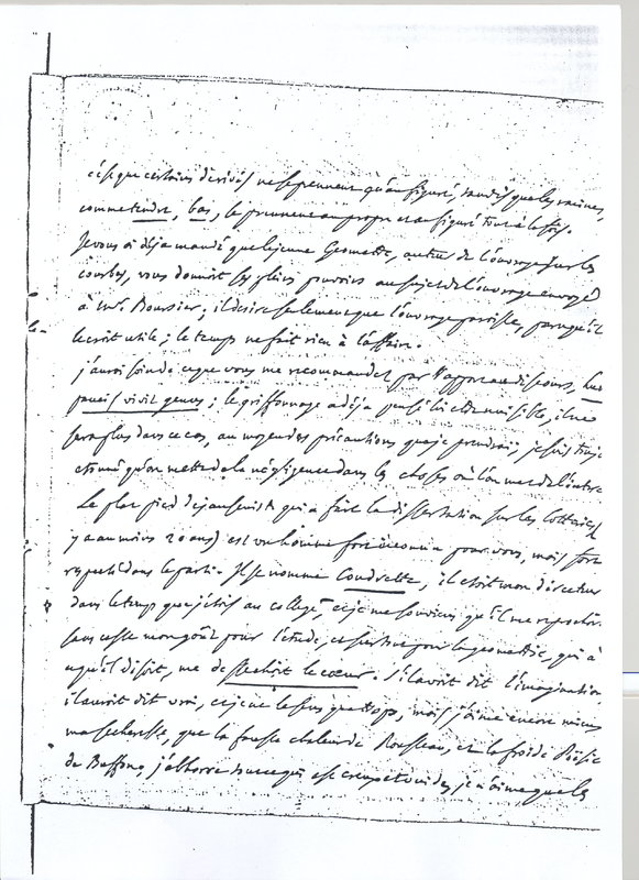 Lettre de D'Alembert à Voltaire, 10 décembre 1766 Lettre de D'Alembert à Voltaire, 10 décembre 1766