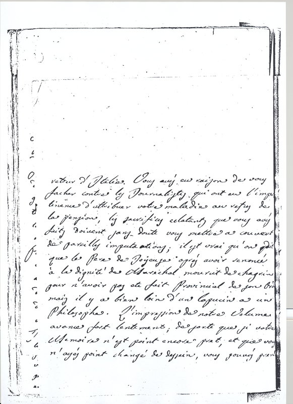 Lettre de Lagrange à D'Alembert, 1er janvier 1766 Lettre de Lagrange à D'Alembert, 1er janvier 1766