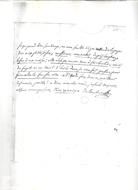 Lettre de D'Alembert à Hume David, 28 février 1766 Lettre de D'Alembert à Hume David, 28 février 1766