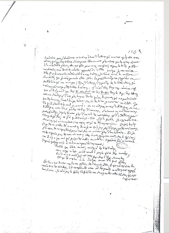 Lettre de Joly à D'Alembert, 21 décembre 1780 Lettre de Joly à D'Alembert, 21 décembre 1780