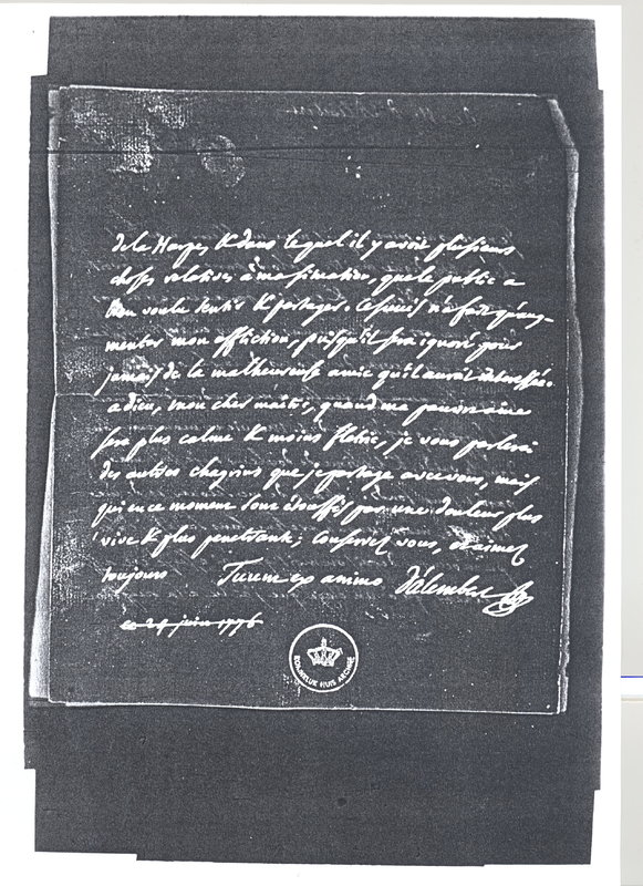 Lettre de D'Alembert à Voltaire, 24 juin 1776 Lettre de D'Alembert à Voltaire, 24 juin 1776