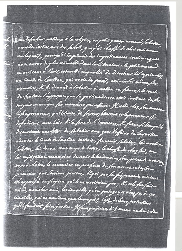 Lettre de D'Alembert à Voltaire, 26 décembre 1772 Lettre de D'Alembert à Voltaire, 26 décembre 1772