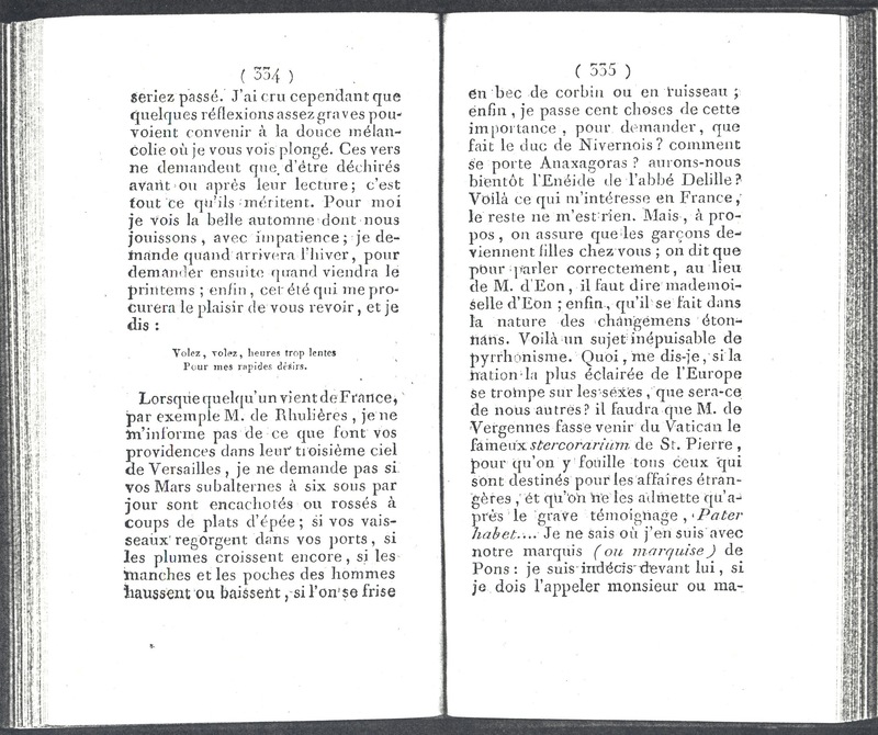 Lettre de Frédéric II à D'Alembert, 22 octobre 1776