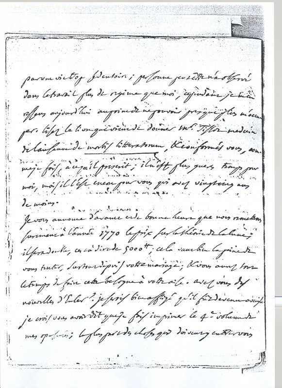 Lettre de D'Alembert à Lagrange, 21 septembre 1767 Lettre de D'Alembert à Lagrange, 21 septembre 1767