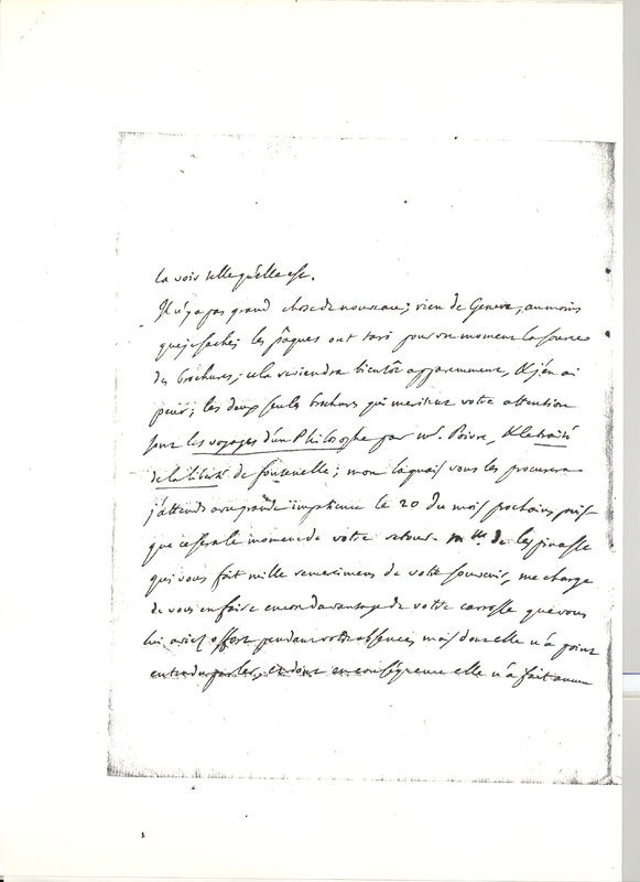 Lettre de D'Alembert à Rochefort d'Ally Jacques, 31 mai 1768 Lettre de D'Alembert à Rochefort d'Ally Jacques, 31 mai 1768