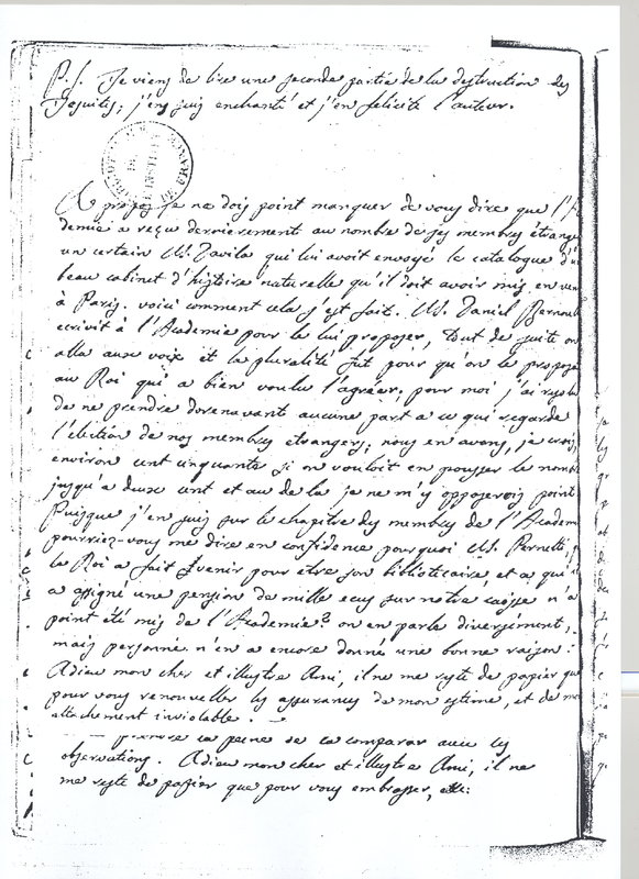Lettre de Lagrange à D'Alembert, 20 novembre 1767 Lettre de Lagrange à D'Alembert, 20 novembre 1767