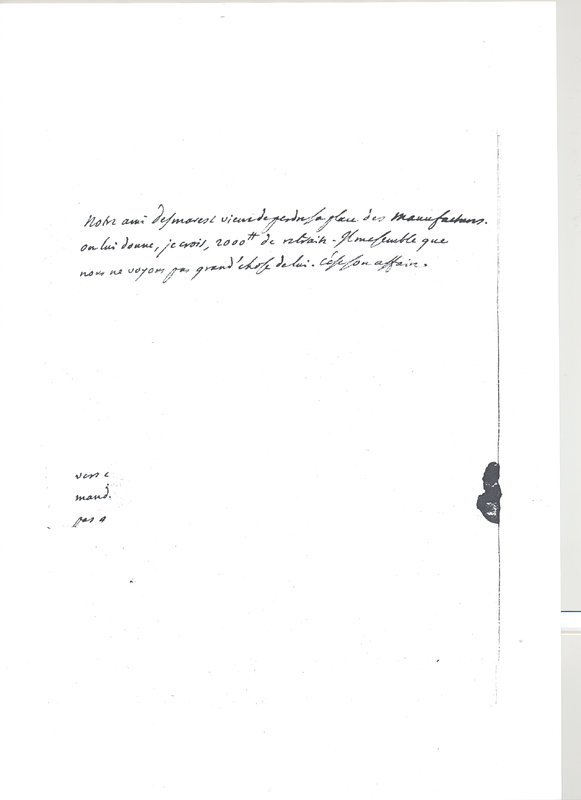 Lettre de D'Alembert à Grosley, 2 mars 1782 Lettre de D'Alembert à Grosley, 2 mars 1782