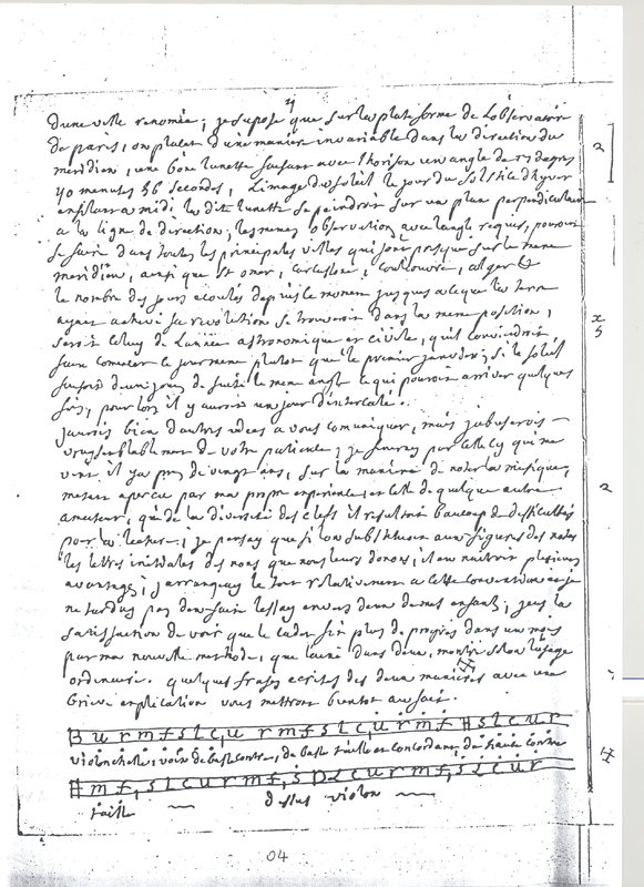 Lettre de Roubin à D'Alembert, 21 août 1773 Lettre de Roubin à D'Alembert, 21 août 1773