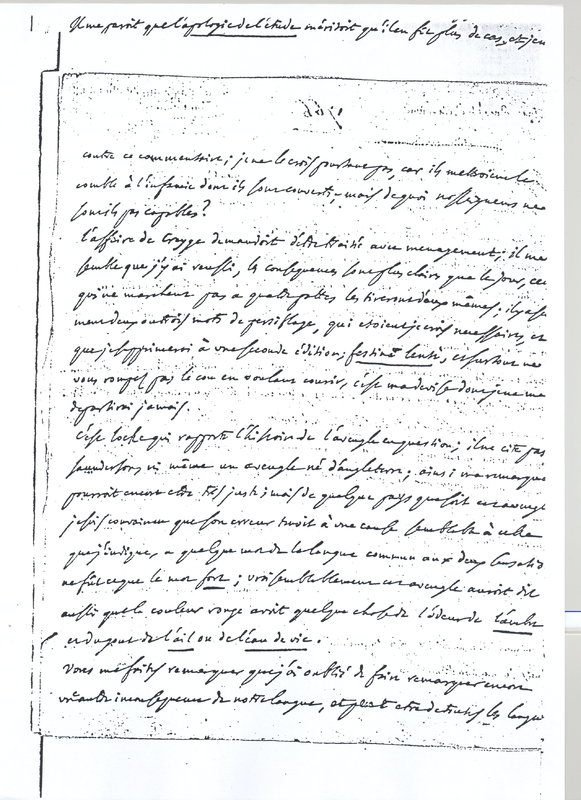 Lettre de D'Alembert à Voltaire, 10 décembre 1766 Lettre de D'Alembert à Voltaire, 10 décembre 1766