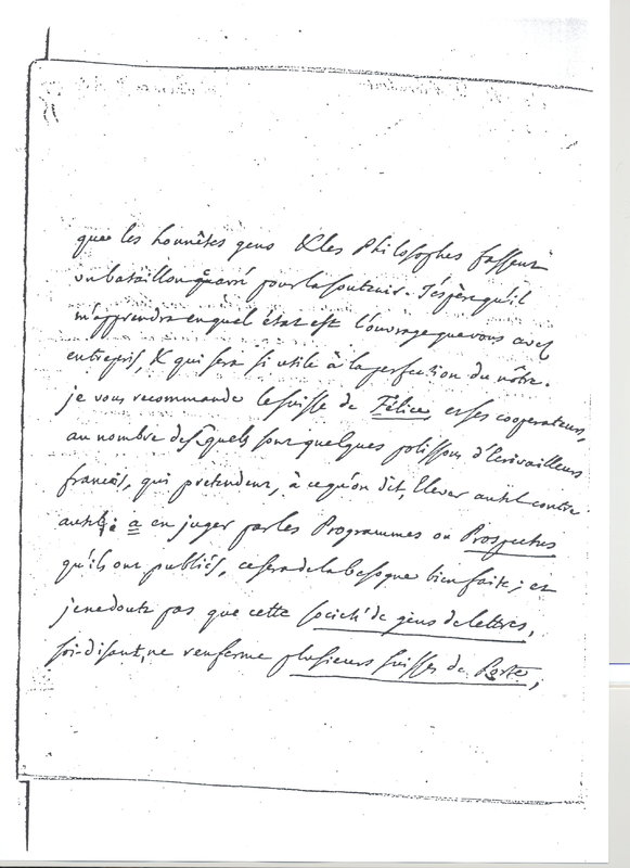 Lettre de D'Alembert à Voltaire, 8 juin 1770 Lettre de D'Alembert à Voltaire, 8 juin 1770