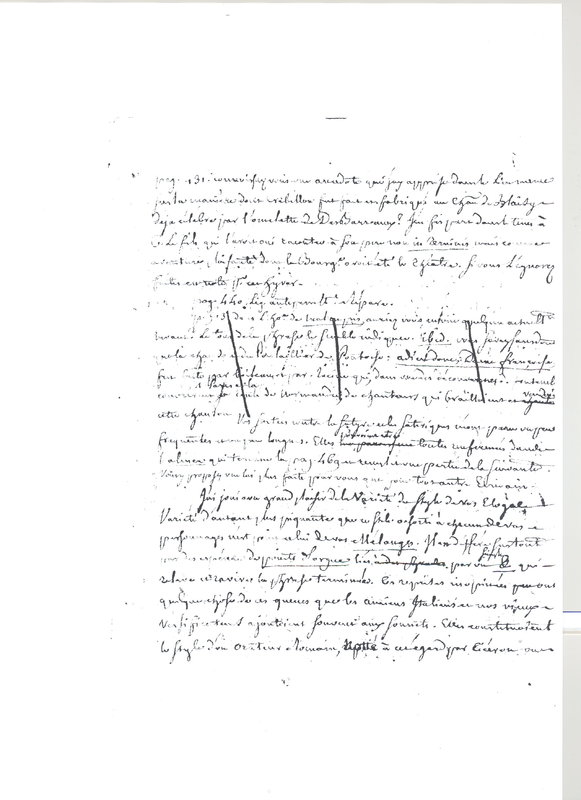 Lettre de Grosley à D'Alembert, 3 janvier 1779 Lettre de Grosley à D'Alembert, 3 janvier 1779