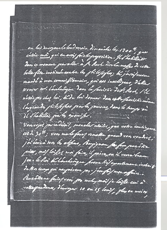Lettre de D'Alembert à Voltaire, 12 janvier 1773 Lettre de D'Alembert à Voltaire, 12 janvier 1773