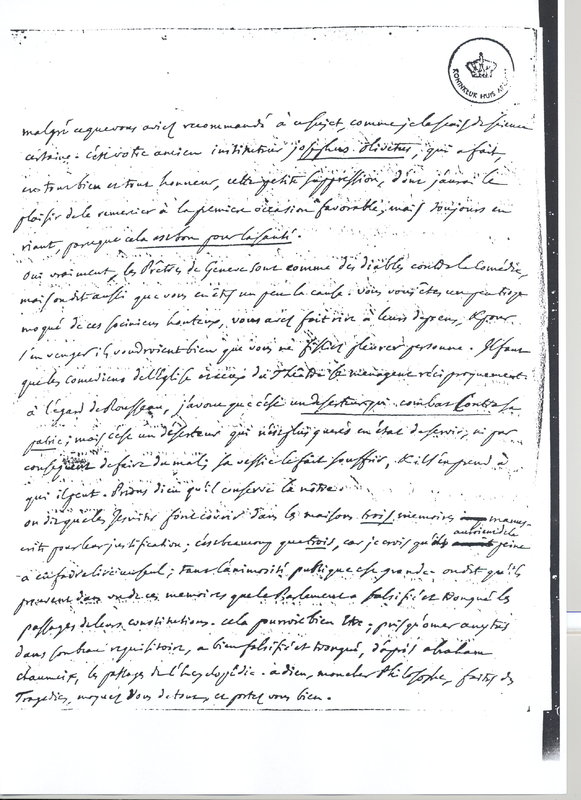 Lettre de D'Alembert à Voltaire, 31 octobre 1761 Lettre de D'Alembert à Voltaire, 31 octobre 1761