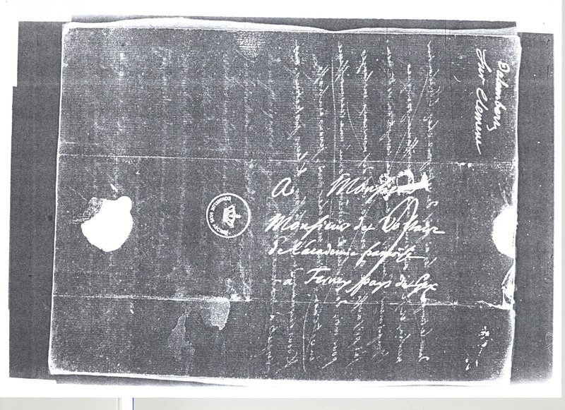 Lettre de D'Alembert à Voltaire, 6 mars 1772 Lettre de D'Alembert à Voltaire, 6 mars 1772