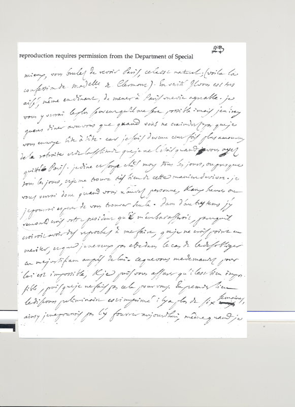 Lettre de D'Alembert à Mme Du Deffand (Vichy Chamron), 22 décembre 1752 Lettre de D'Alembert à Mme Du Deffand (Vichy Chamron), 22 décembre 1752