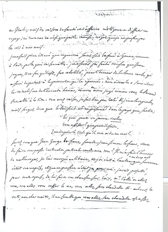 Lettre de D'Alembert à Voltaire, 8 octobre 1763 Lettre de D'Alembert à Voltaire, 8 octobre 1763