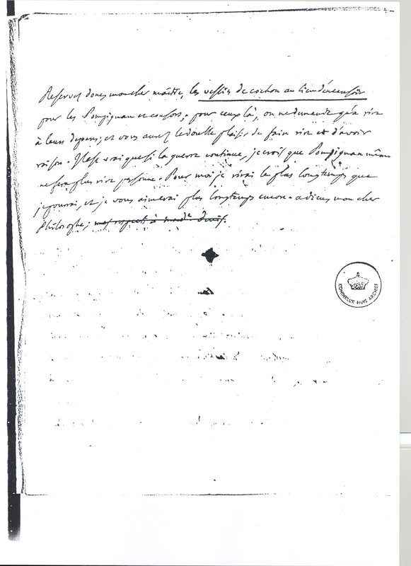 Lettre de D'Alembert à Voltaire, 10 octobre 1761 Lettre de D'Alembert à Voltaire, 10 octobre 1761