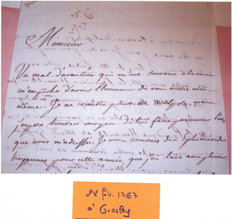 Lettre de D'Alembert à Grosley, 28 février 1767 Lettre de D'Alembert à Grosley, 28 février 1767