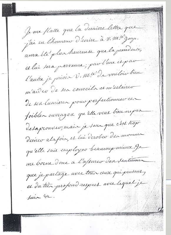 Lettre de D'Alembert à Catherine II, 7 juin 1764