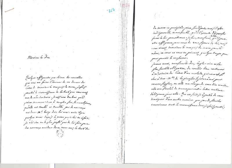Lettre de D'Alembert à Villahermosa, 9 février 1773 Lettre de D'Alembert à Villahermosa, 9 février 1773