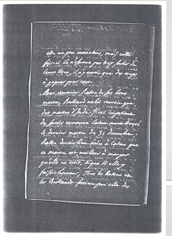 Lettre de D'Alembert à Voltaire, 4 février 1773 Lettre de D'Alembert à Voltaire, 4 février 1773