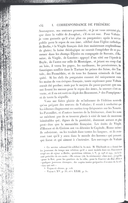 Lettre de Frédéric II à D'Alembert, 22 juin 1780 Lettre de Frédéric II à D'Alembert, 22 juin 1780