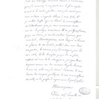 Lettre de D'Alembert à Argenson Marc Pierre, 18 mai 1758