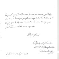 Lettre de D'Alembert à Malesherbes, 1er septembre 1758