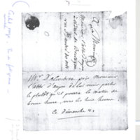Lettre de D'Alembert à Anjou, 21 août 1774