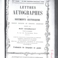 Lettre de D'Alembert à Sandoz-Rollin, 5 décembre 1771