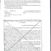 Lettre de Voltaire à D'Alembert, 7 octobre 1776