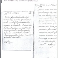 Lettre de Voltaire à D'Alembert, 6 octobre 1773